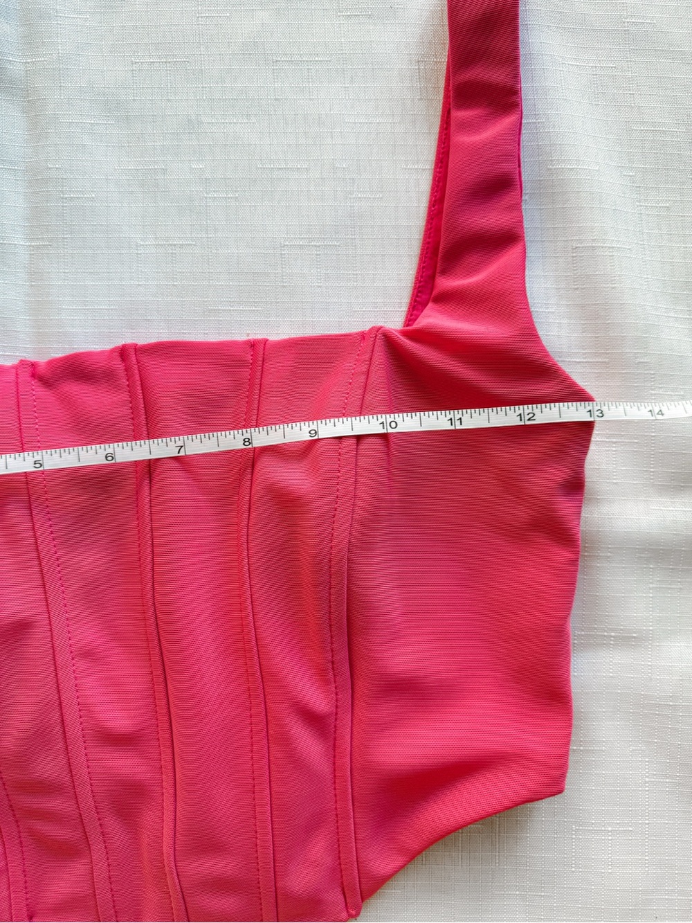 Edikted Pink Corset Crop Top Size Small | Barbiecore Coquette Y2K 2000s Girly - Picture 2 of 5